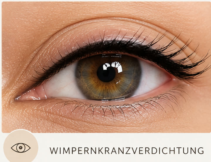 Wimpernkranzverdichtung – Permanent Make-up in München bei MiPiel